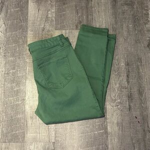 d. jeans Women's Green Skinny Pants